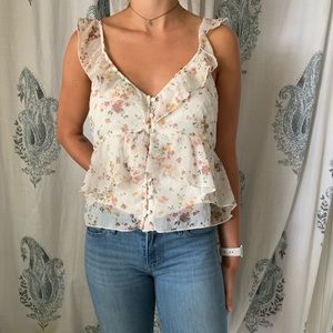 Flowery tank top